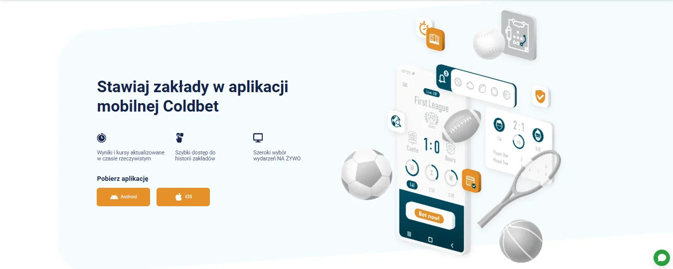 Ekran pobierania aplikacji SpinBetter z opcjami Android APK i iOS